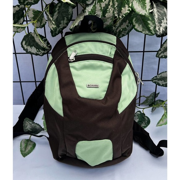 Columbia Other - Columbia Small Outdoor Hiking Daypack Green/Brown